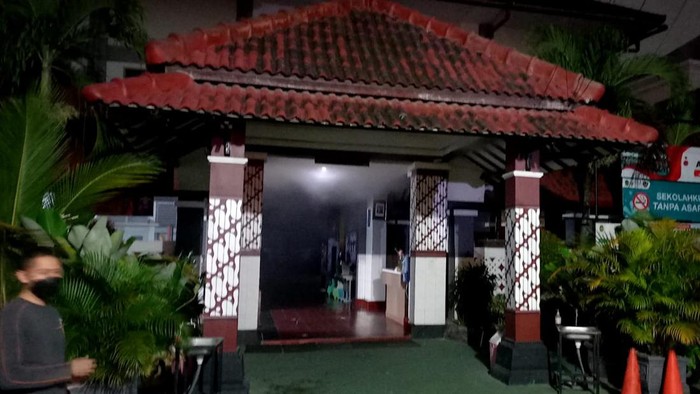 SDN Lempuyangwangi Yogyakarta kebakaran Sabtu (15/1/2022) pukul 23.30 WIB.