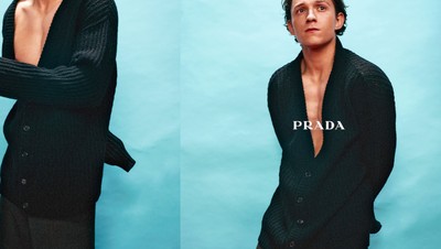5 Pose Tom Holland di Iklan Prada yang Bikin Fans Gagal Fokus