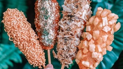20 Corndog Korea Isi Keju Mulur Ada di Sini
