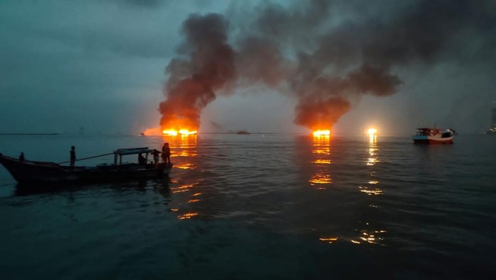 3 kapal nelayan terbakar di Pelabuhan Muara Angke (Dok istimewa)