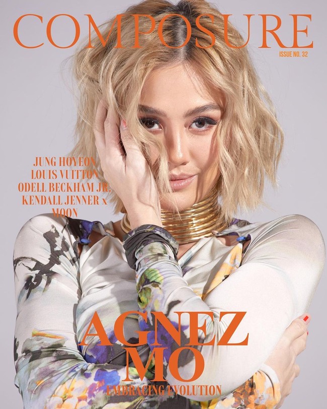 Agnez Mo atau Agnes Monica tampil dalam majalah Amerika Serikat, Composure. Ia bahkan menghiasi sampul majalah tersebut dan namanya disandingkan dengan artis-artis kenamaan dunia. Foto: Instagram @composure.mag