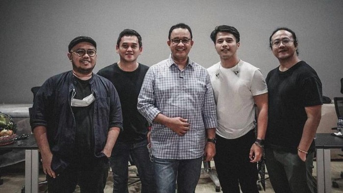 Anies Baswedan Anies Baswedan saksikan Nidji Check Sound.