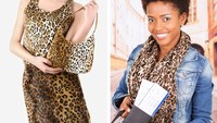 Jangan pakai motif kulit binatang terlalu banyak, cukup di aksesoris saja, misalnya scarf. Foto: Dok. Brightside