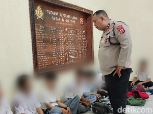 Kedapatan Bawa Celurit, 8 Pelajar di Rangkasbitung Diamankan Polisi