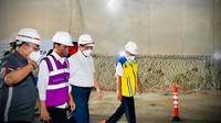 Kehadiran Jokowi untuk melihat langsung pembangunan tunnel 2 atau terowongan yang sebelumnya dikabarkan terkendala karena melewati tanah lunak atau lempung.