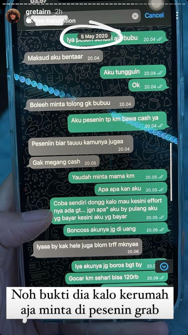 Greta Iren spill Gaga Muhammad