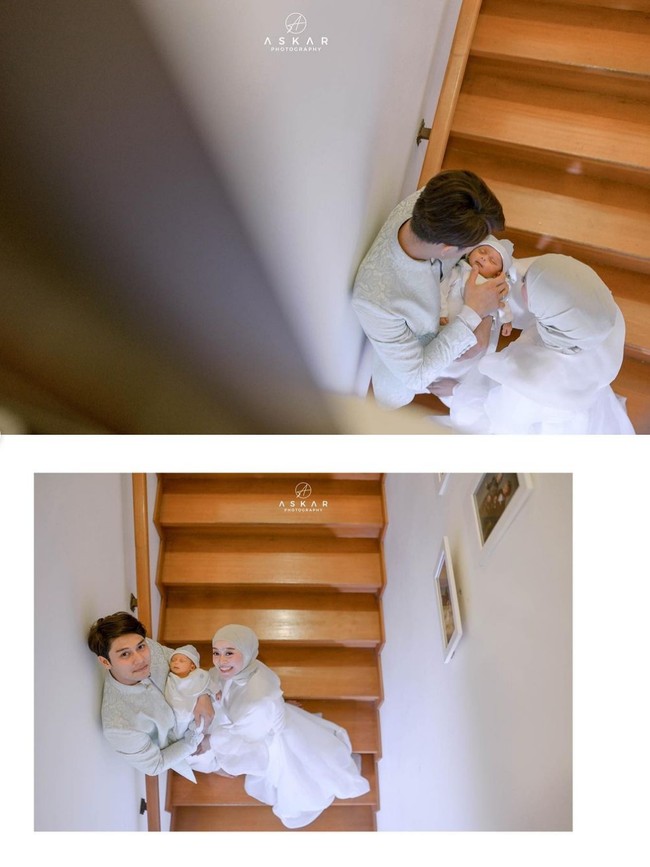 Acara berlangsung di kediaman mereka dengan dihadiri sejumlah tamu. Beberapa di antaranya ada Indra Bekti dan Irfan Hakim yang dipercaya sebagai MC. Foto: Instagram/@askar_photography, YouTube Indosiar