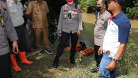 Foto: Tim gabungan fokus mencari tubuh Nisa dan buaya tersebut. Setelah itu, BKSDA akan memikirkan cara menyelesaikan konflik warga dengan buaya tersebut. Buaya yang menerkam Nisa diduga buaya muara yang menjadikan ujung Sungai Batang Masang sebagai habitatnya. (dok. Polres Agam)