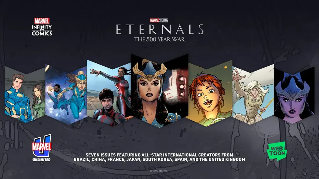 Marvel dan Webtoon Umumkan Seri Komik Eternals Terbaru