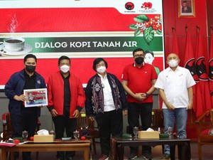 PDIP-Erick Thohir Diskusi Kopi Tanah Air, Terkait Pilpres 2024?