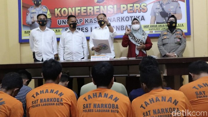 Polres Labuhanbatu rilis kasus narkoba