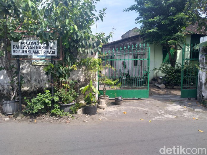 Rumah masa kecil Brigjen Slamet Riyadi di Danukusuman.