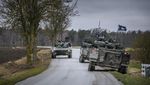 Tank Swedia Patroli Tingkatkan Kesiapan Hadapi Rusia