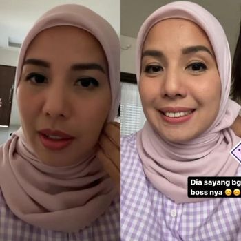 Tya Ariestya memutuskan berhijab.v