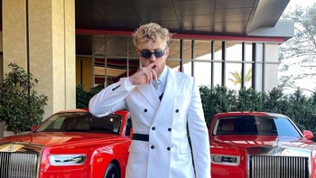 Urutan kedua ada Jake Paul dengan penghasilan hingga USD 45 juta atau sekitar Rp 645 miliar. Foto: (Internet).