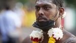 Aksi Ekstrem Umat Hindu Malaysia Saat Rayakan Festival Thaipusam