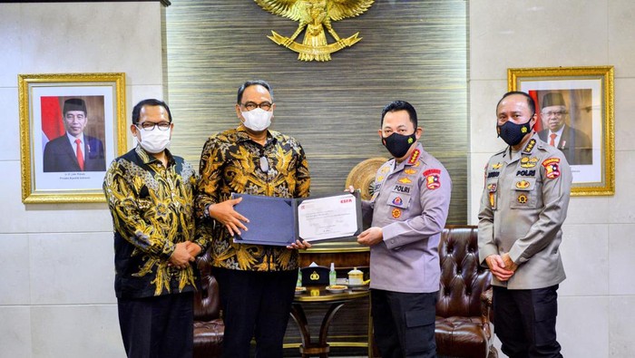 Audiensi BPK dengan Kapolri Jenderal Lisyo Sigit Prabowo