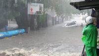 Diguyur Hujan Deras, Sejumlah Titik Di Kota Malang Banjir