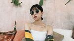 Potret Cantik Isyana Sarasvati Saat Minum Latte dan Makan Sushi