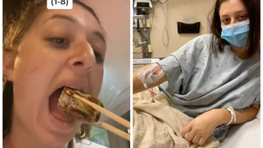 Kalap Makan Sushi karena Ogah Rugi, Wanita Ini Berakhir Masuk RS