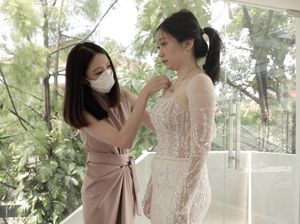 Cerita Lengkap Desainer Viral Buat Gaun Pengantin untuk Pernikahan 3 Agama