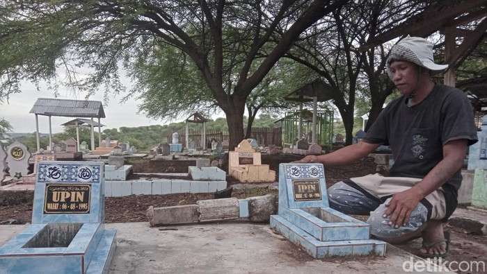 Kuburan Upin Ipin yang viral di Palu (detikcom/Mohammad Qadri)