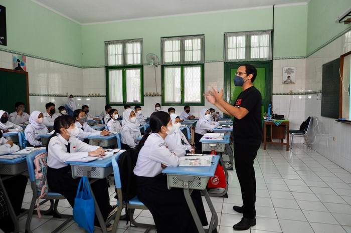 Mendikbud berkunjung ke salah satu Sekolah Penggerak di Kota Bandung