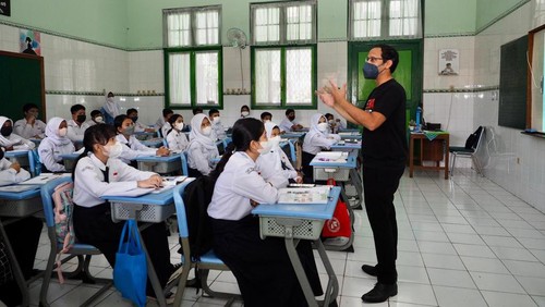 Mendikbud berkunjung ke salah satu Sekolah Penggerak di Kota Bandung