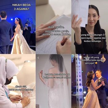 Menikah beda tiga agama viral.