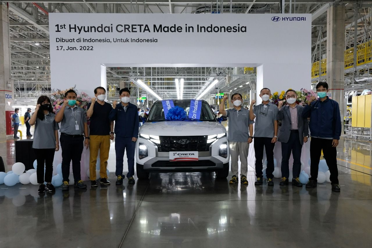 Pabrik Hyundai di Indonesia Mulai Produksi Mobil