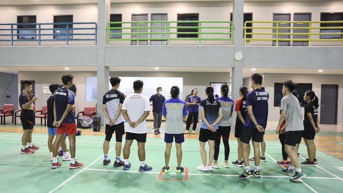 Calon Penghuni Pelatnas PBSI 2022 Jalani Serangkaian Tes yang digelar sejak Senin (17/1) hingga Selasa (18/1/2022), di Cipayung, Jakarta Timur.