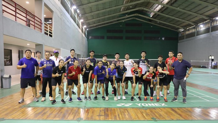 Calon Penghuni Pelatnas PBSI 2022 Jalani Serangkaian Tes yang digelar sejak Senin (17/1) hingga Selasa (18/1/2022), di Cipayung, Jakarta Timur.