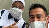 Raffi Ahmad mengucapkan terima kasih atas kunjungan itu. Foto: Instagram