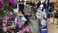Seperti diketahui, Xian menerapkan lockdown ketat bagi warganya sejak Desember 2021 lalu imbas lonjakan kasus COVID-19. Tao Ming/Xinhua via AP. 
