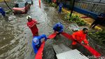 Tanjung Duren Banjir, Lalin Arah Grogol Macet Parah