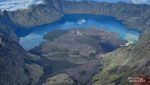 Terpesona Keindahan Puncak Gunung Rinjani di Lombok