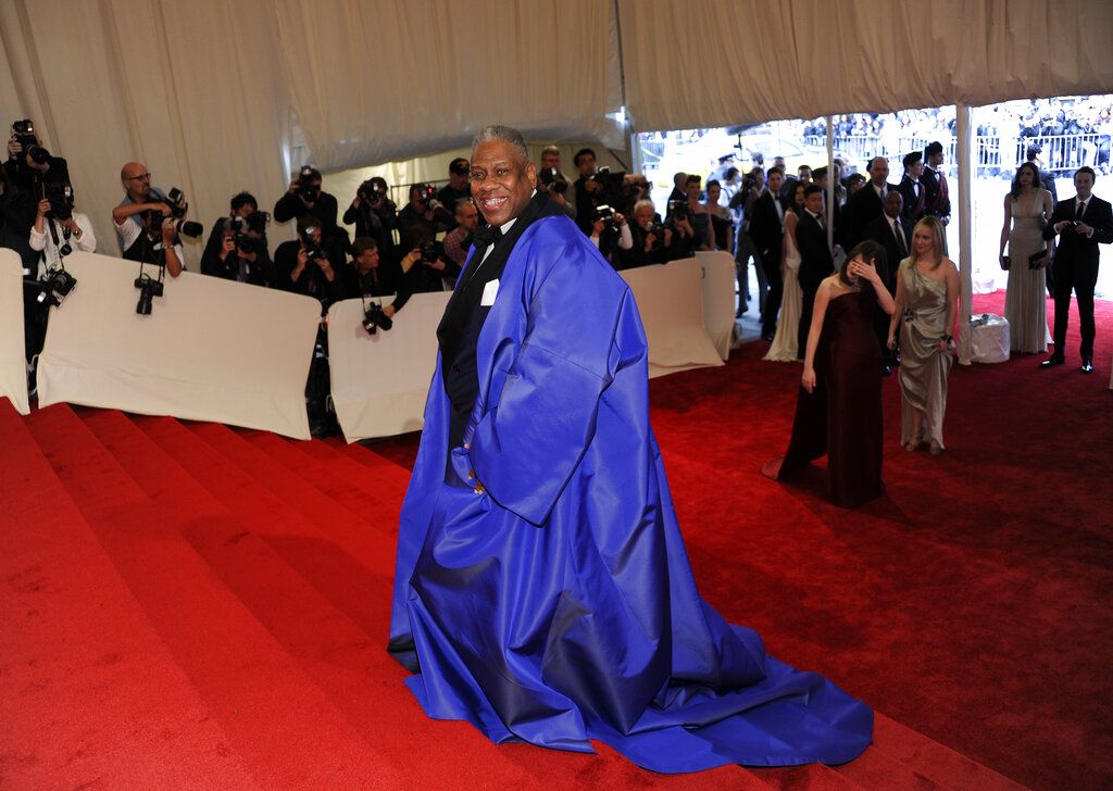 Andre Leon Talley arrives at the Metropolitan Museum of Art Costume Institute gala benefit, celebrating the 'Alexander McQueen: Savage Beauty' exhibition, Monday, May 2, 2011 in New York.  (AP Photo/Evan Agostini)