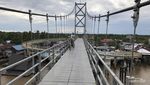 Uniknya Jembatan Roller Coaster di Banjarmasin