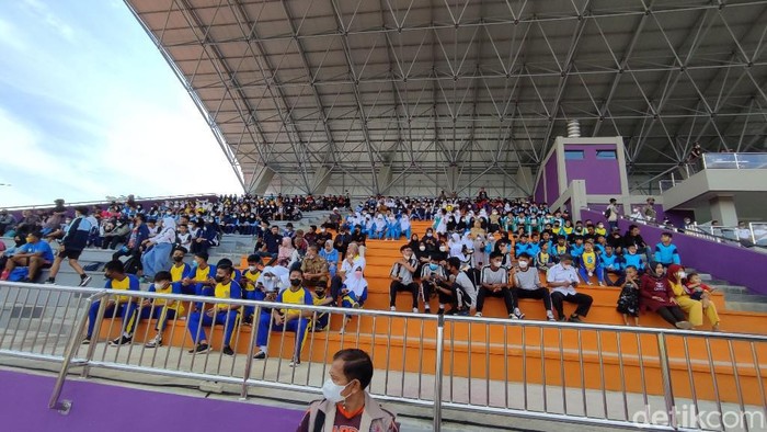 Stadion ini merupakan satu-satunya di Jawa Barat khusus untuk cabor atletik dan berstandar internasional IAAF. Stadion ini berada di Jalan Lingkar Selatan, Kelurahan Linggasari, Kecamatan Ciamis. Memiliki akses yang cukup mudah karena tak jauh dari perkotaan, Rabu, (19/1/2022).