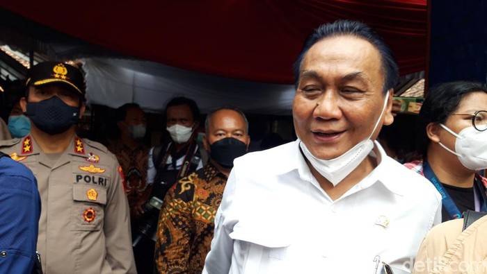 Ketua DPP Badan Pemenangan Pemilu (Bappilu) PDIP Bambang Wuryanto atau Bambang Pacul saat di Boyolali, Rabu (19/1/2022)