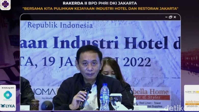 Ketua PHRI Jakarta Sutrisno Iwantono Ketua PHRI Jakarta Sutrisno Iwantono