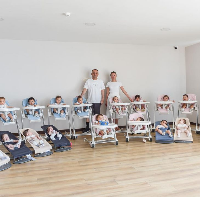 Wanita yang aslinya berasal dari Moskow itu mengeluarkan budget hingga 168 ribu Euro atau sekitar Rp 2,8 miliar untuk membayar ibu pengganti yang mengandung anaknya pada Maret 2020 hingga pertengahan 2021. Foto: Dok. Instagram @ batumi_mama, @galipozturkofficial