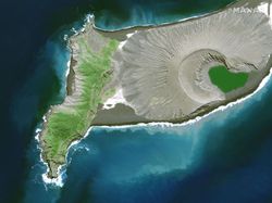 Foto Letusan Dahsyat Gunung Berapi Tonga dari Luar Angkasa