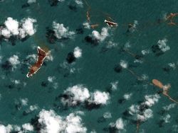 Foto Letusan Dahsyat Gunung Berapi Tonga dari Luar Angkasa