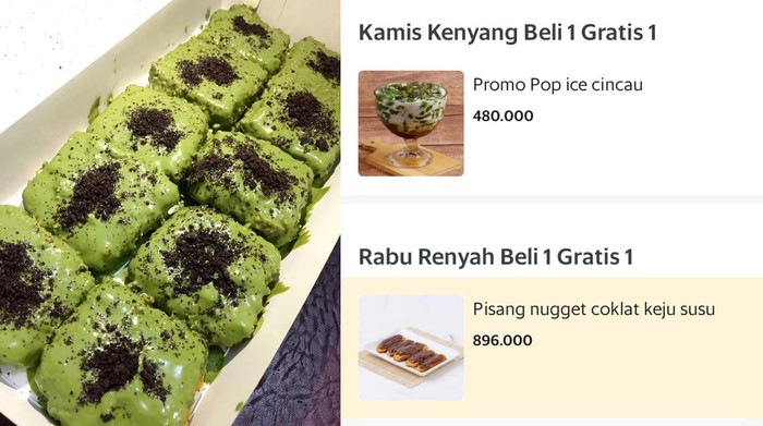 Niat Jajan Es Cincau dan Pisang Nugget Murah di Aplikasi Ojol, Harganya Bikin Kaget Niat Jajan Es Cincau dan Pisang Nugget Murah di Aplikasi Ojol, Harganya Bikin Kaget