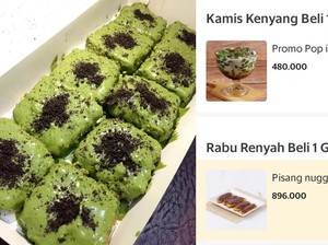 Niat Jajan Es Cincau dan Pisang Nugget Murah di Aplikasi Ojol, Harganya Bikin Kaget