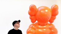 Ini Direktur Artistik pameran Kaws yang menggambarkan kolaborasi Fornite sebagai pameran seni yang paling banyak dikunjungi sepanjang sejarah.  Foto: Getty Images/Eamonn M. McCormack