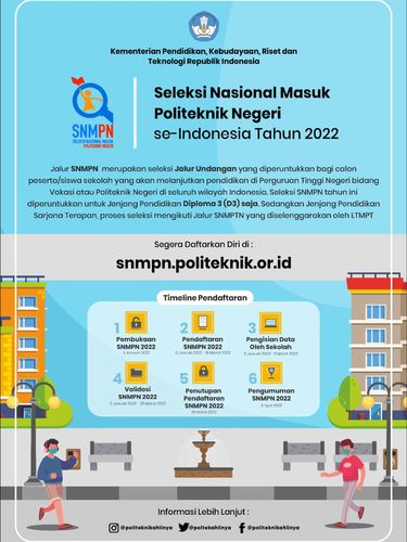 Politeknik Elektronika Negeri Surabaya (PENS) membuka dua jalur pendaftaran untuk mahasiswa baru. Dua jalur pendaftaran yang dibuka sejak awal Januari 2022 ini disiapkan menampung lulusan SMA/ SMK hingga MA.