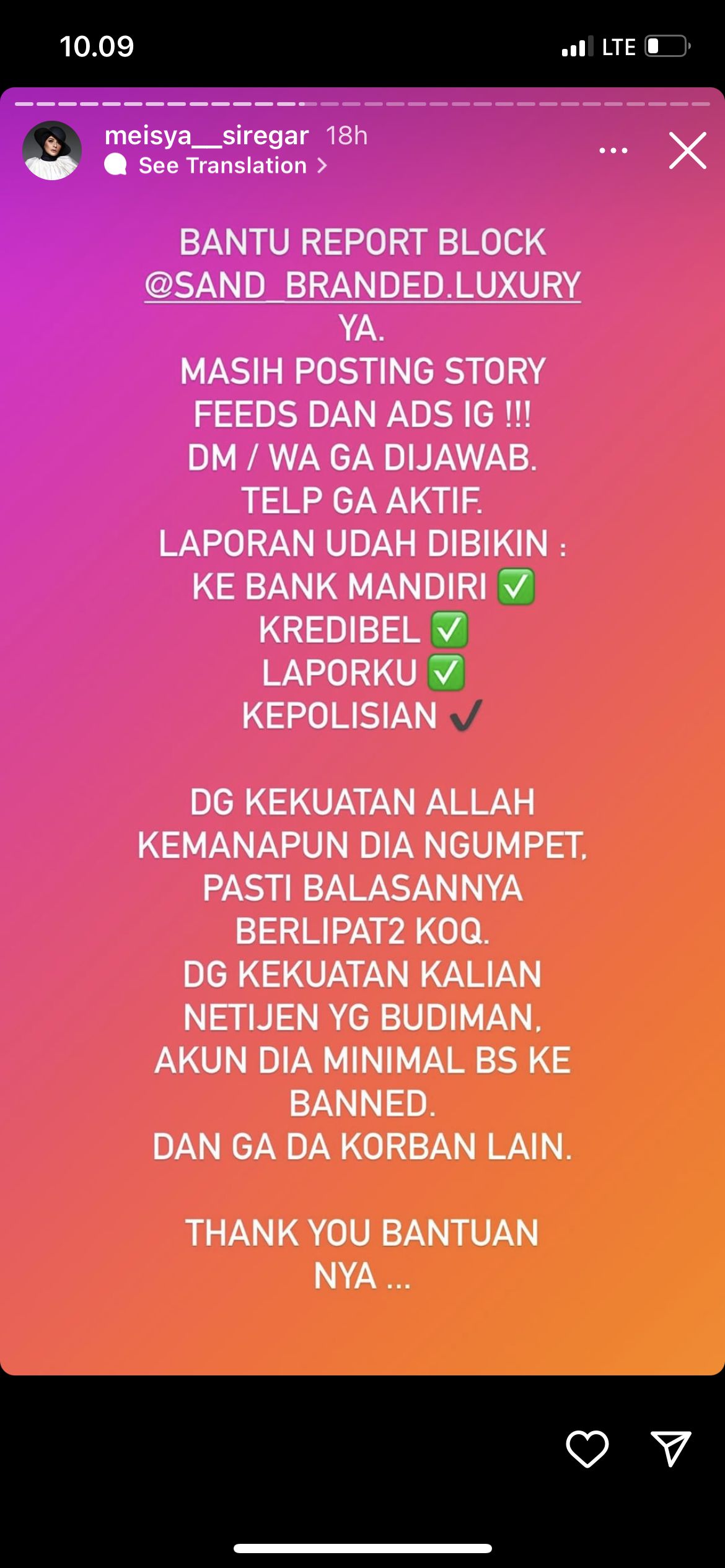 Peringatan Meisya Siregar yang Kena Tipu Saat Beli Tas Branded di Instagram