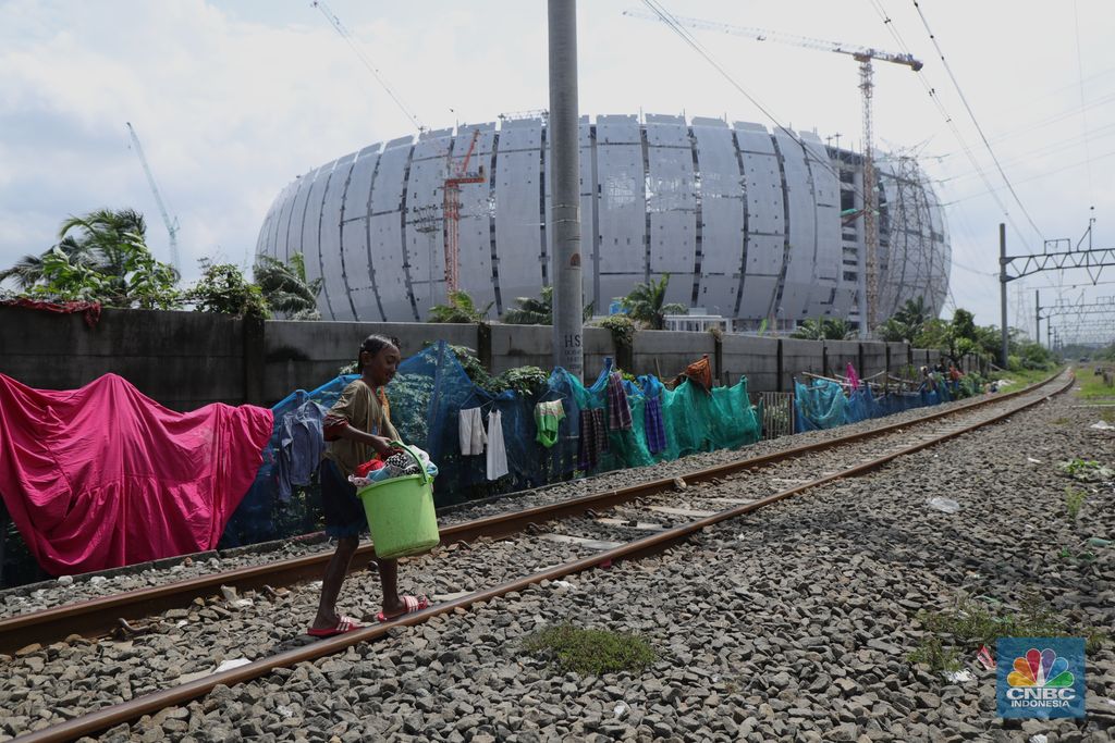 Potret Kampung Bayam yang Terdampak Pembanguan Stadion JIS (CNBC Indonesia/Tri Susilo)